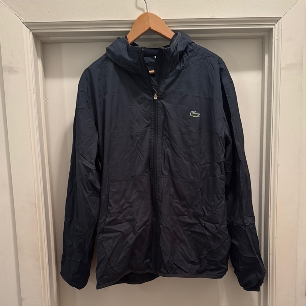 Lacoste Men's Green Hooded Jacket